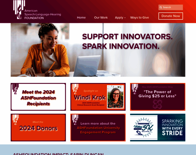 Ashfoundation.org thumbnail