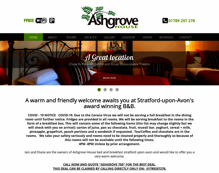 Ashgrovehousestratford.co.uk thumbnail