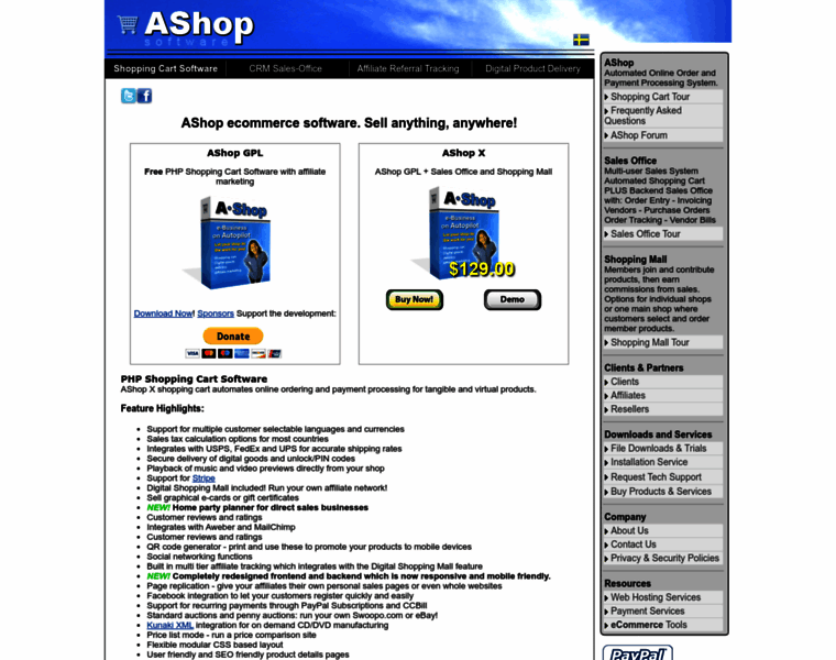 Ashopsoftware.com thumbnail