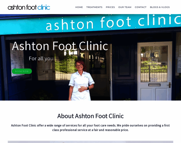 Ashtonfootclinic.co.uk thumbnail