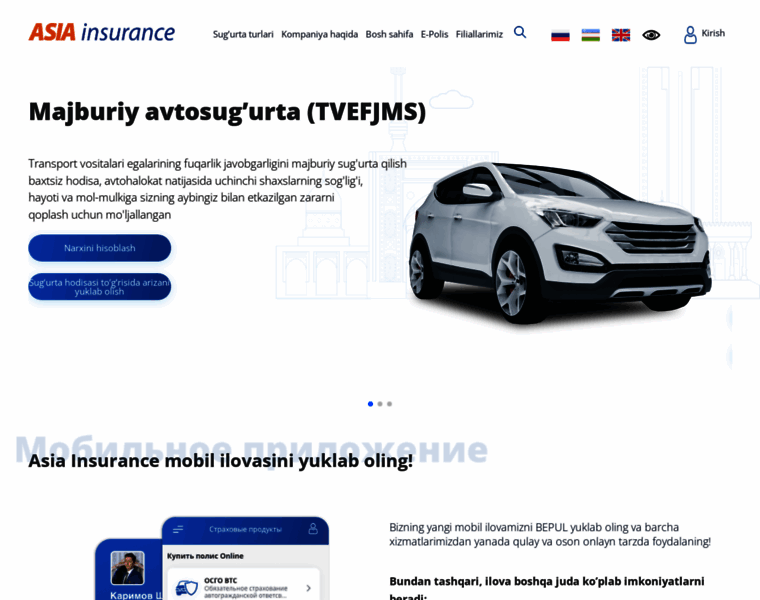 Asiainsurance.uz thumbnail Asiainsurance.uz thumbnail