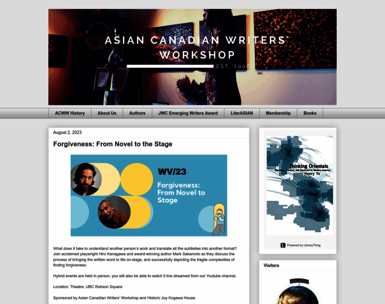 Asiancanadianwriters.ca thumbnail