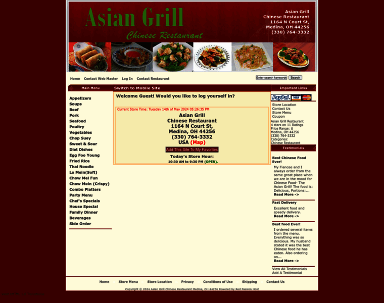 Asiangrillrestaurant.com thumbnail