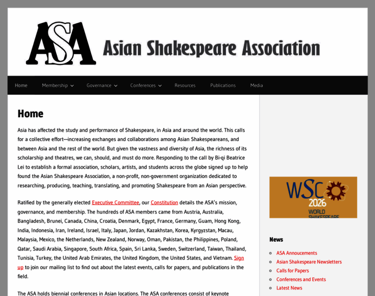 Asianshakespeare.org thumbnail