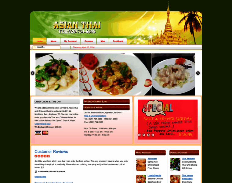 Asianthaicuisine.com thumbnail