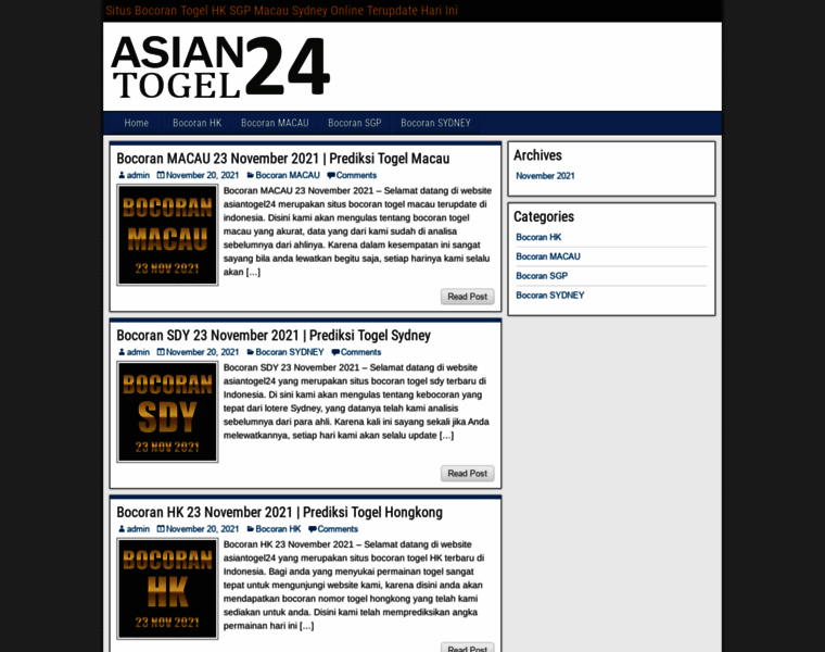 Asiantogel24.com thumbnail