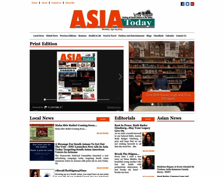 Asiatodayaz.com thumbnail