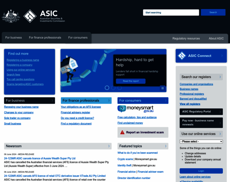 Asic.gov.au thumbnail