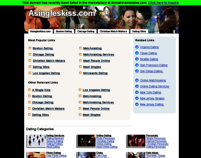 Asingleskiss.com thumbnail