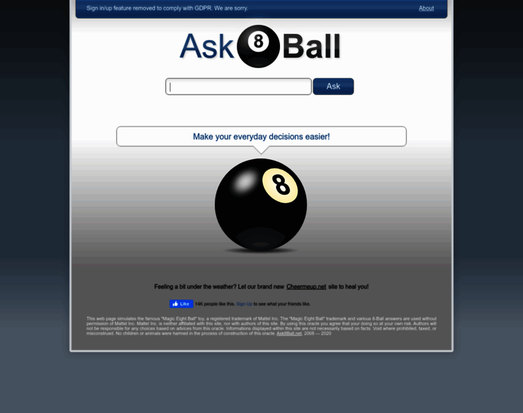Ask8ball.net thumbnail