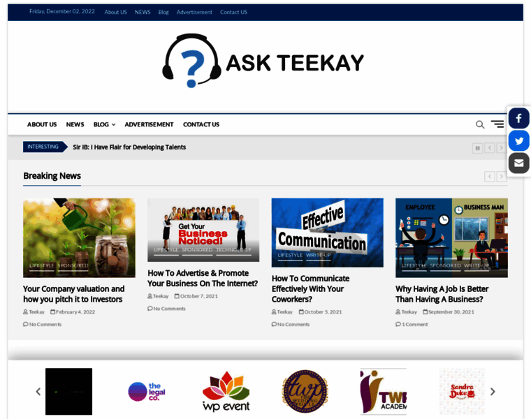 Askteekay.com thumbnail