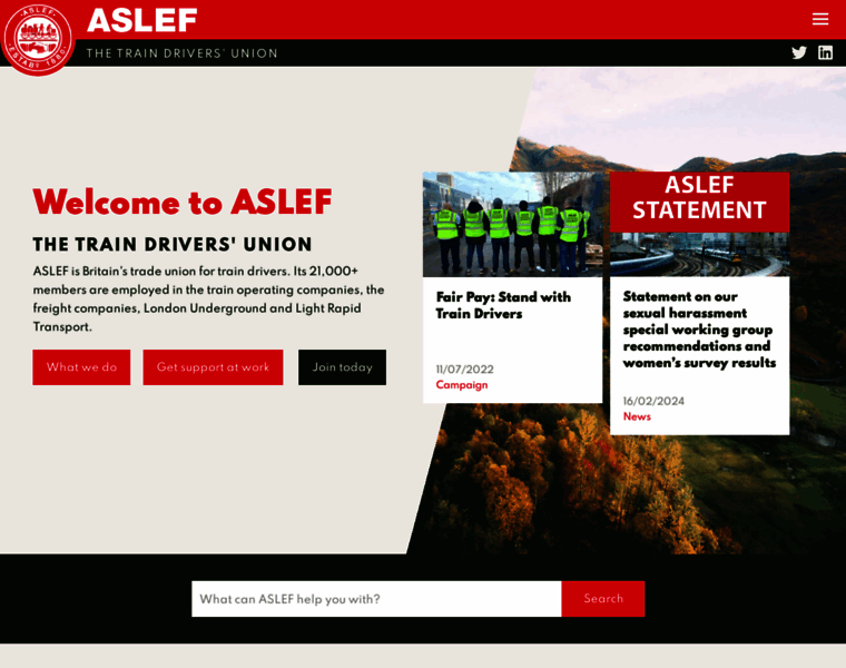 Aslef.org.uk thumbnail