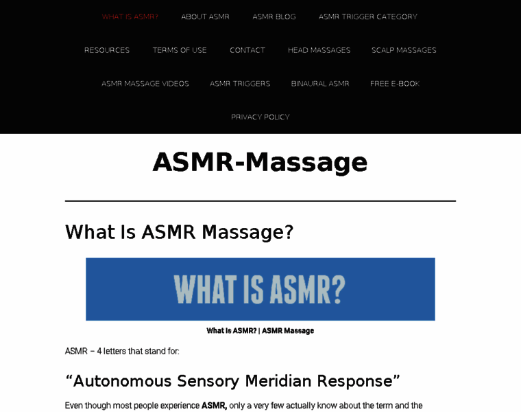 Asmr-massage.com thumbnail