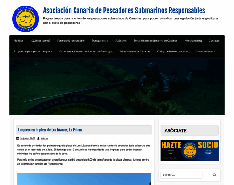 Asociacioncanariapescadoressubmarinosresponsables.com thumbnail