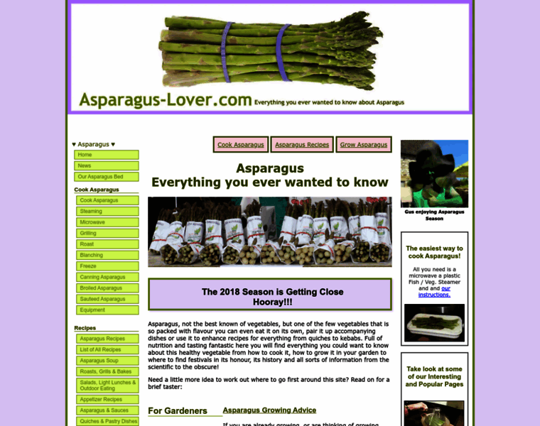 Asparagus-lover.com thumbnail