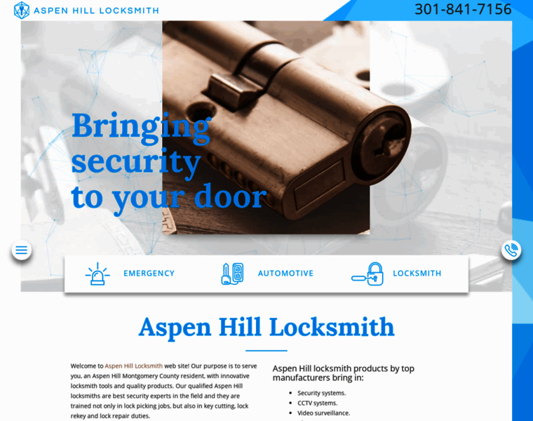 Aspenhilllocksmith.com thumbnail