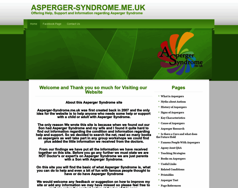 Asperger-syndrome.me.uk thumbnail