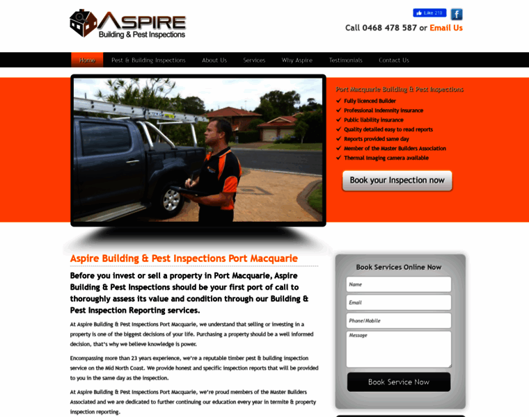 Aspirebuildingandpest.com.au thumbnail