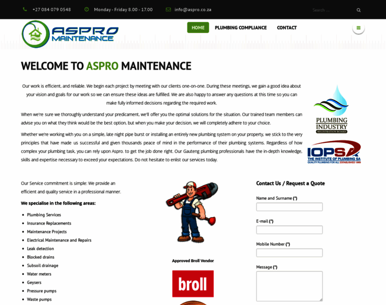 Aspro.co.za thumbnail