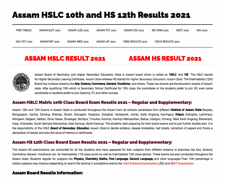 Assam.allresultsnic.in thumbnail