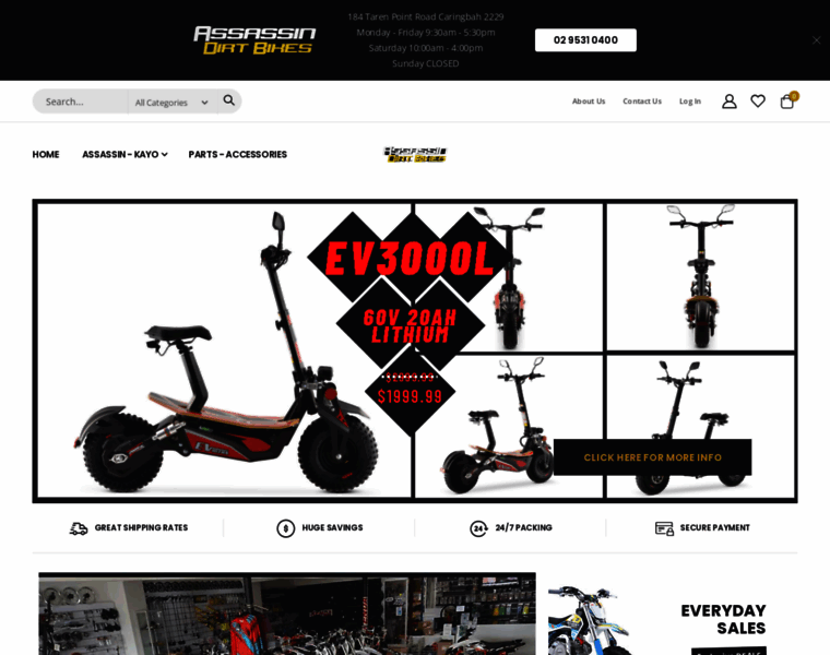 Assassindirtbikes.com.au thumbnail