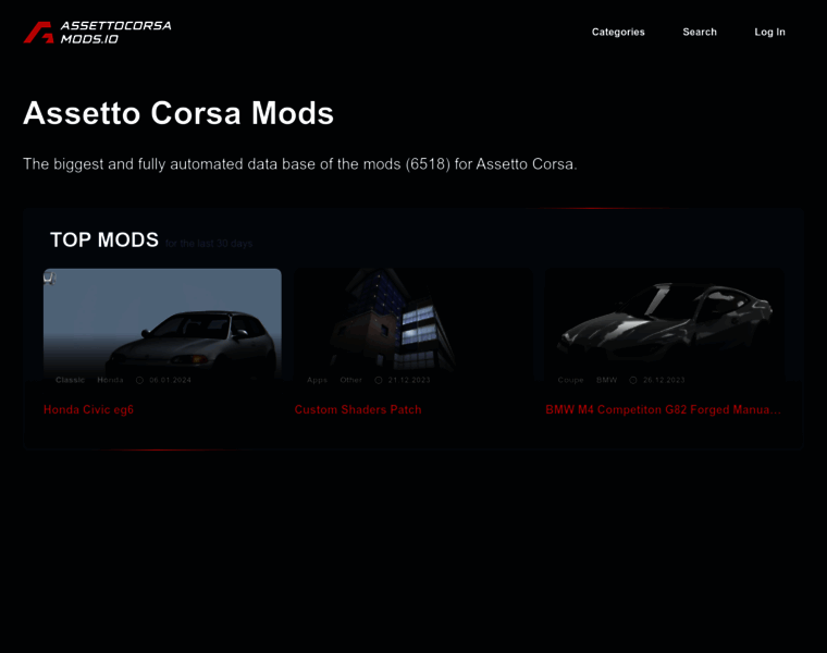 Assettocorsamods.io thumbnail Assettocorsamods.io thumbnail