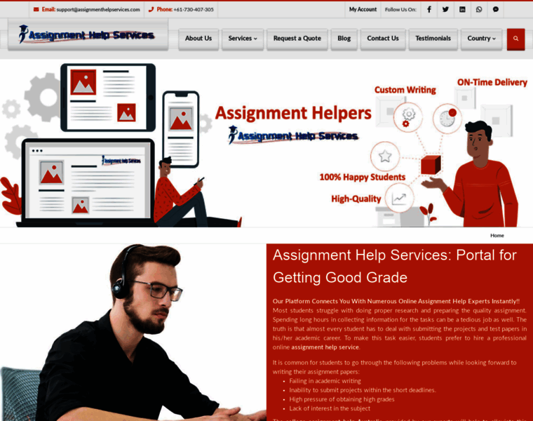Assignmenthelpservices.com thumbnail