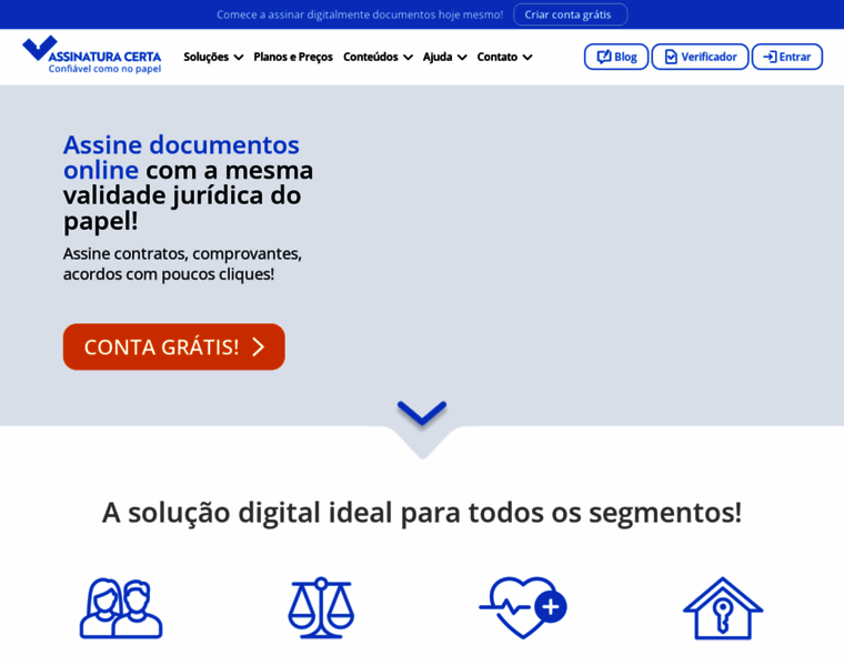 Assinaturacerta.com.br thumbnail