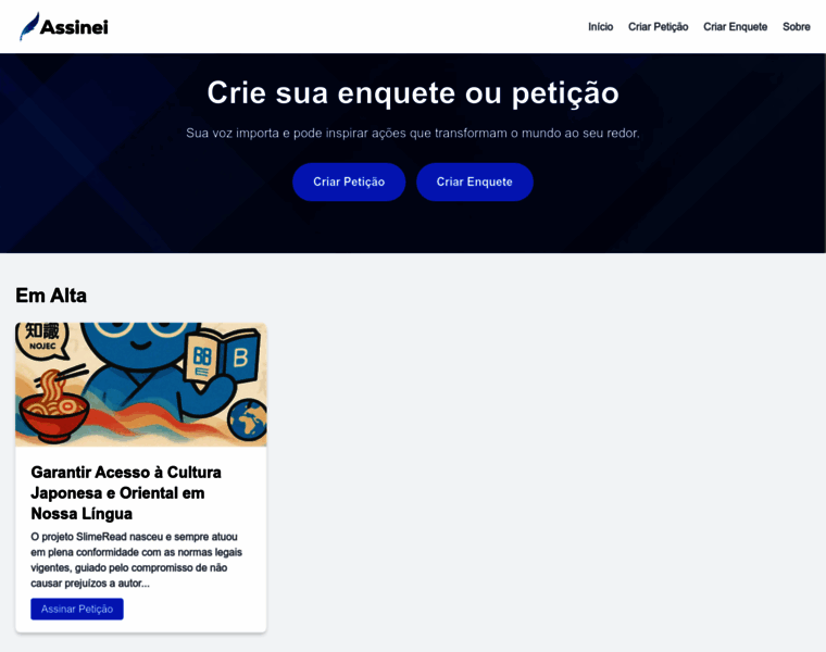 Assinei.org thumbnail