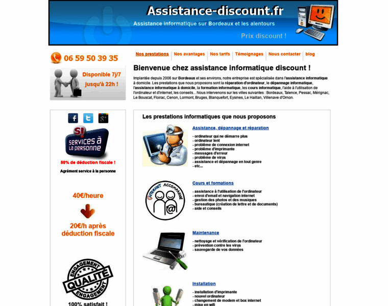 Assistance-discount.fr thumbnail