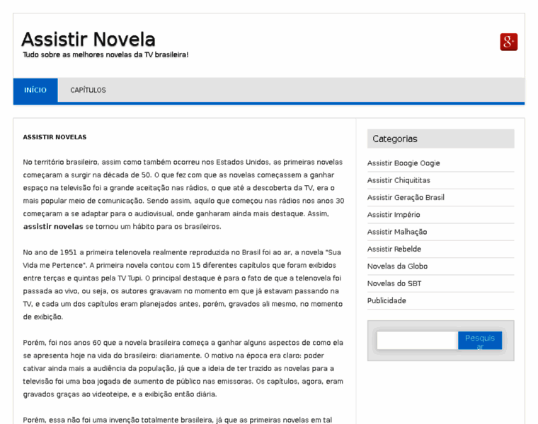 Assistirnovela.com.br thumbnail Assistirnovela.com.br thumbnail