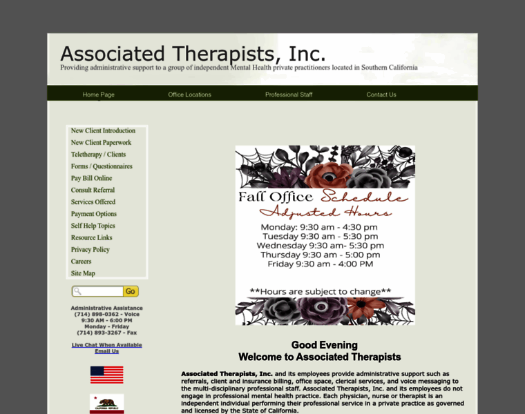 Associatedtherapists.com thumbnail