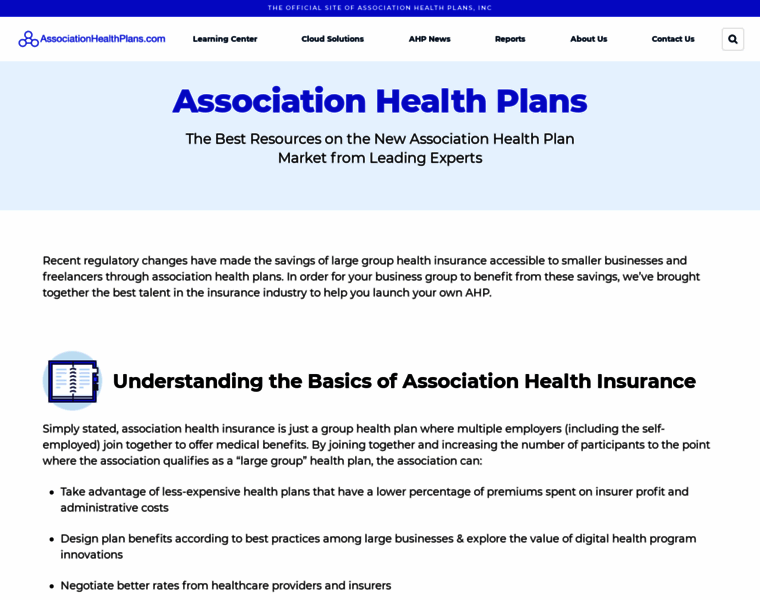 Associationhealthplans.com thumbnail