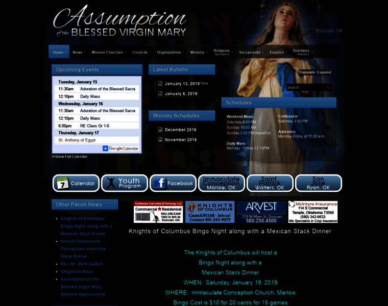 Assumptionduncanok.com thumbnail