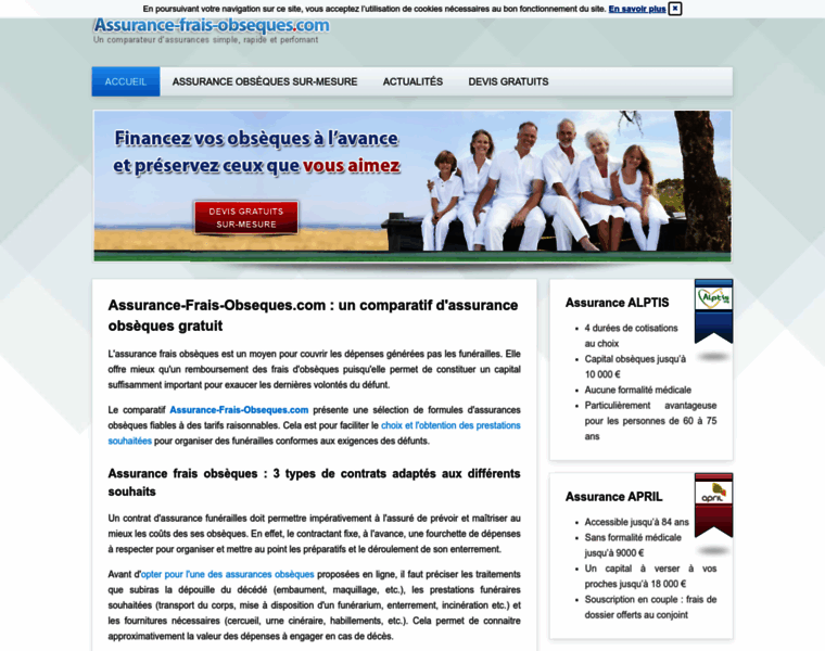 Assurance-frais-obseques.com thumbnail