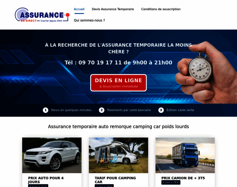 Assurance-voiture-temporaire-provisoire.com thumbnail