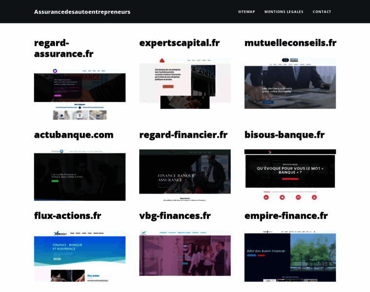 Assurancedesautoentrepreneurs.fr thumbnail
