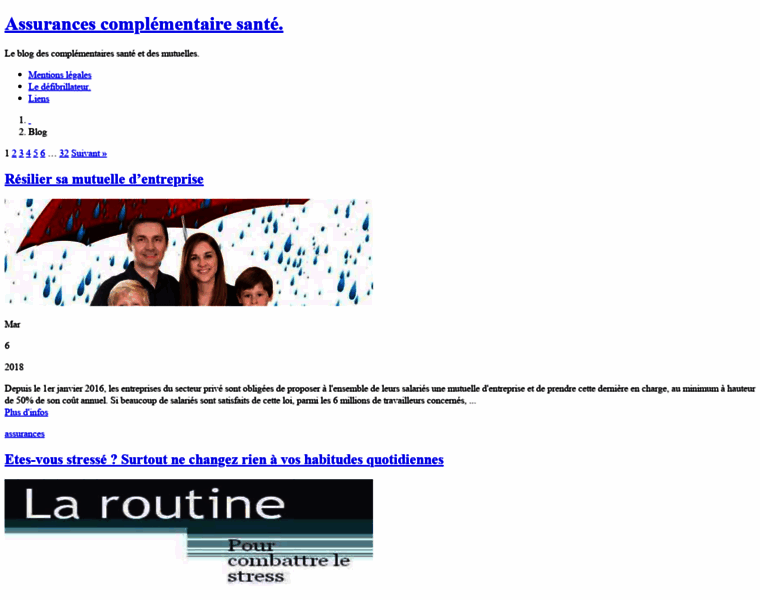 Assurances-complementaire-sante.fr thumbnail