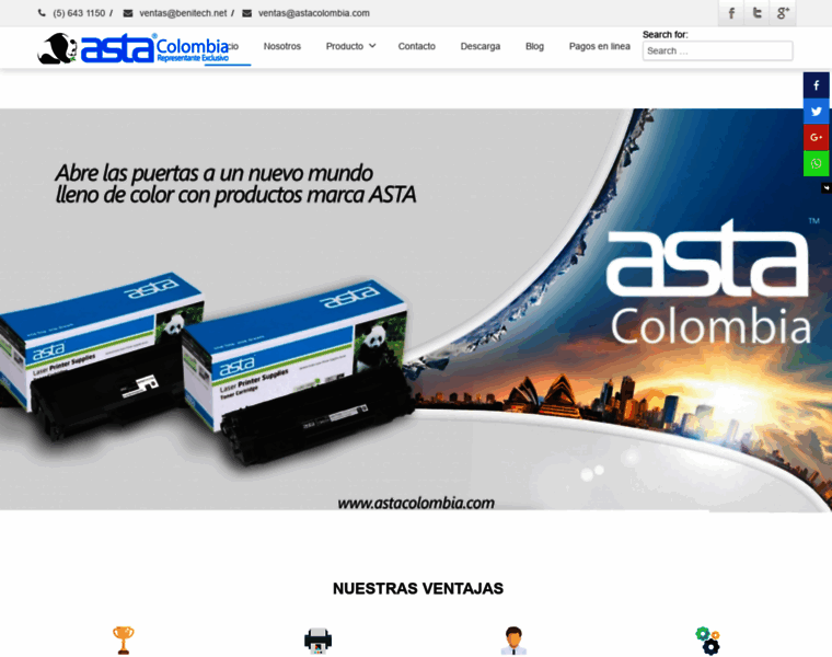 Astacolombia.com thumbnail