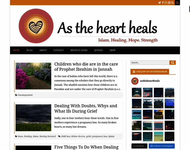 Astheheartheals.com thumbnail