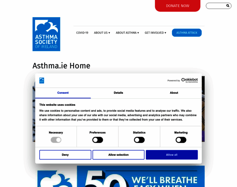 Asthmasociety.ie thumbnail