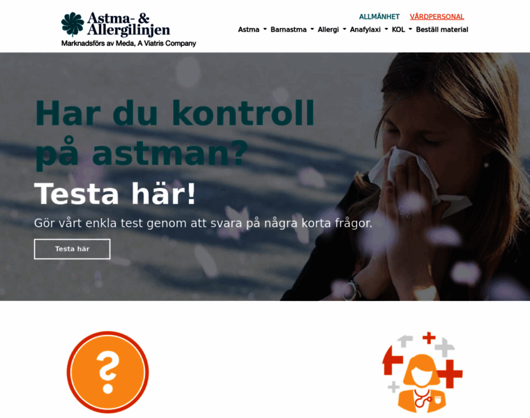 Astmaochallergilinjen.se thumbnail