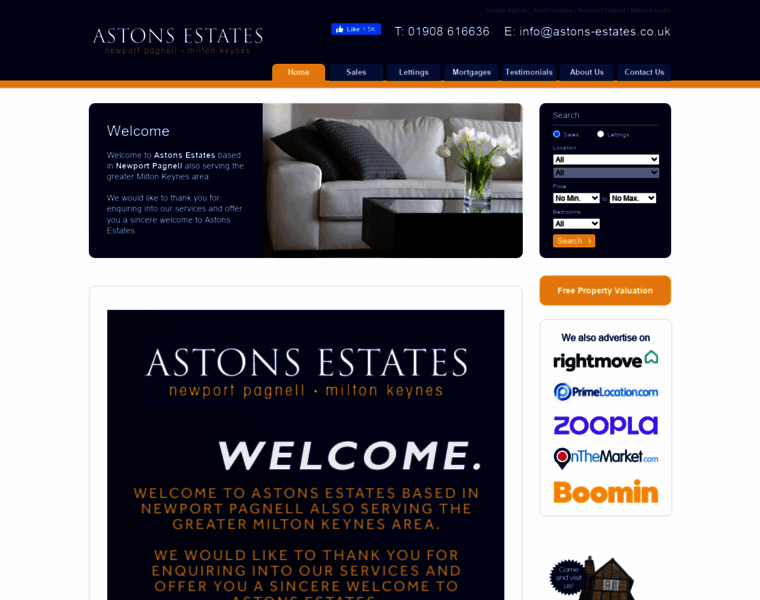 Astons-estates.co.uk thumbnail