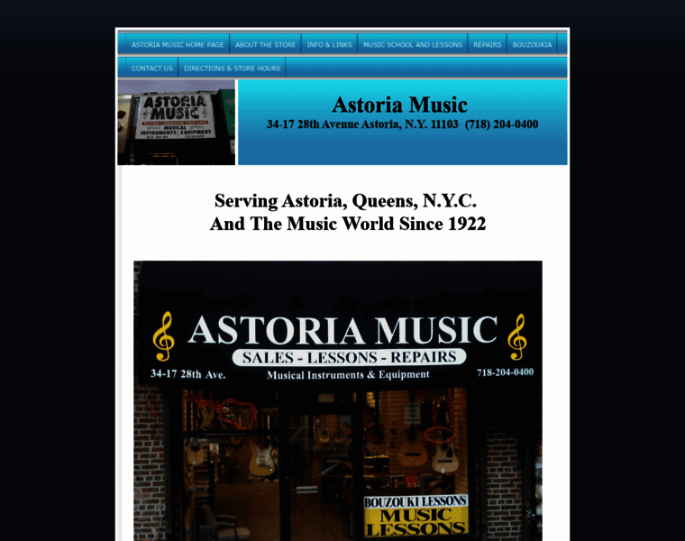 Astoriamusicstore.com thumbnail
