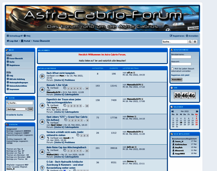 Astra-cabrio-forum.de thumbnail
