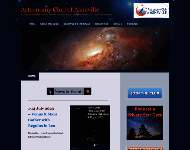 Astroasheville.org thumbnail
