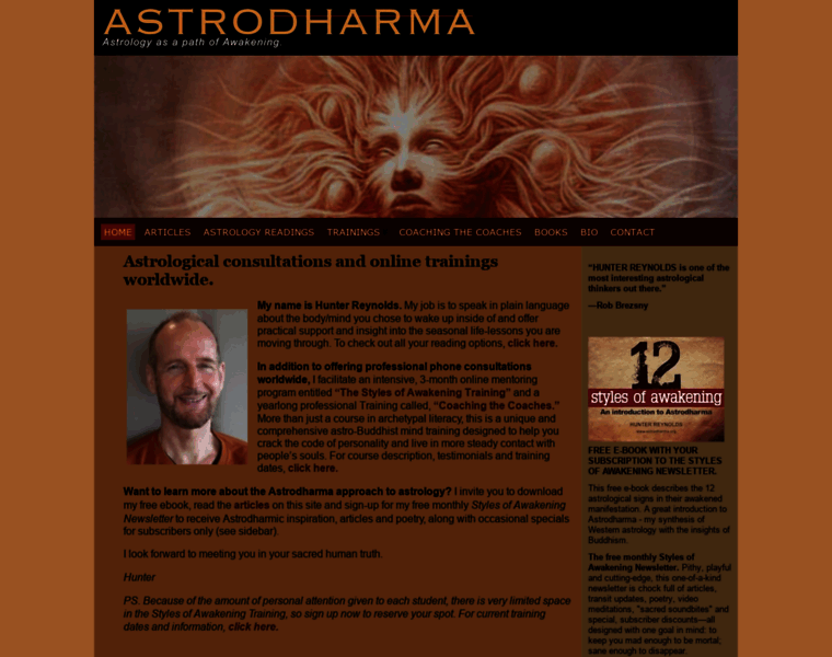 Astrodharma.org thumbnail