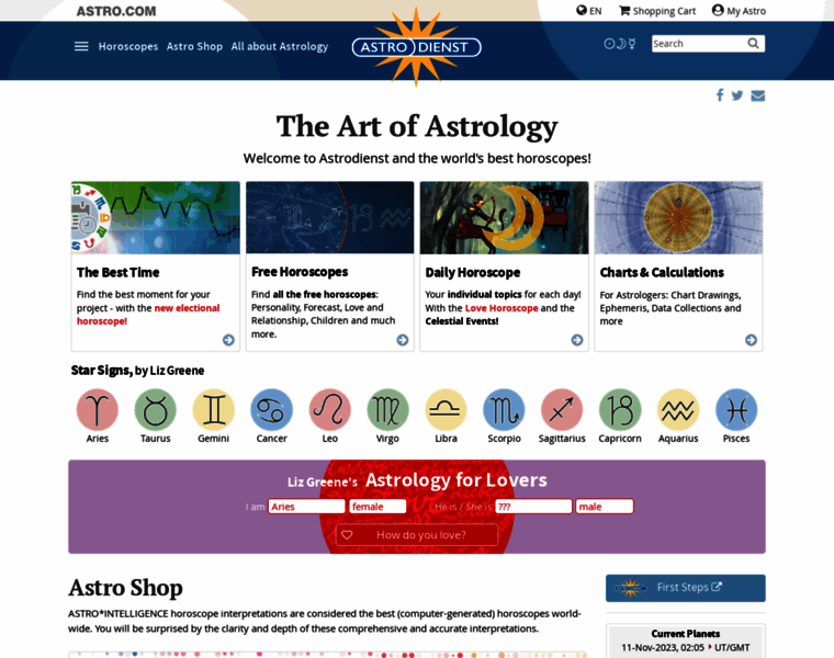 Astrodienst.com thumbnail
