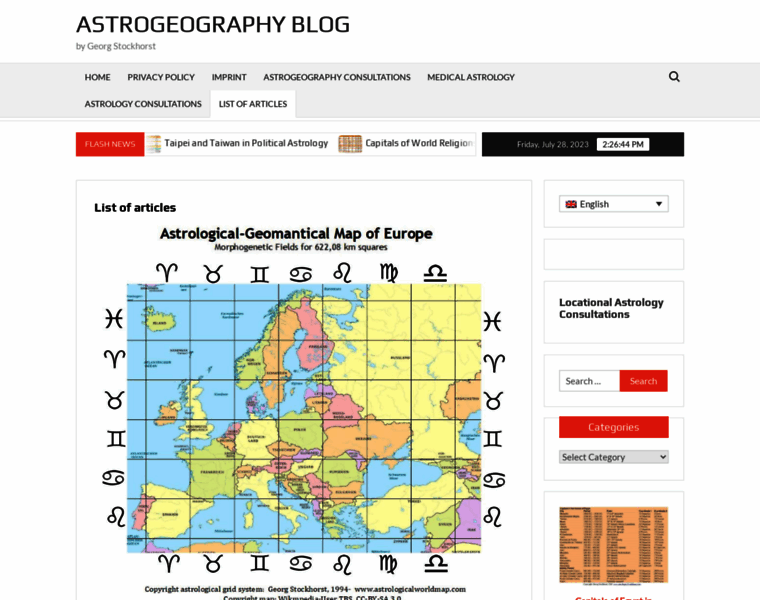 Astrogeography.com thumbnail