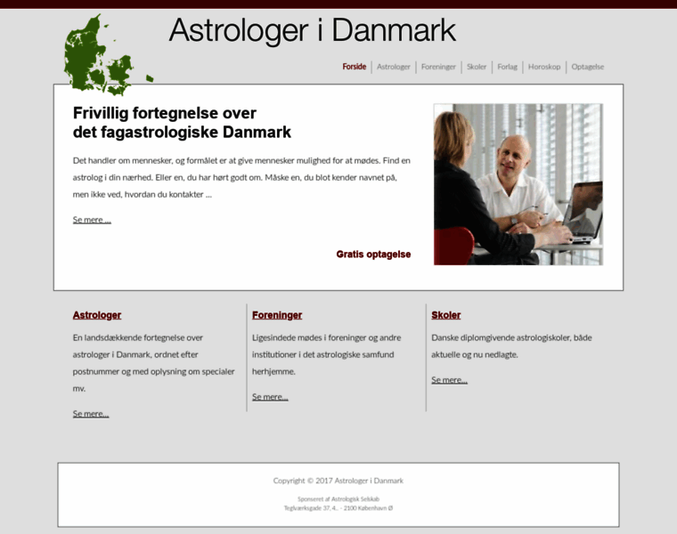 Astrologeridanmark.dk thumbnail